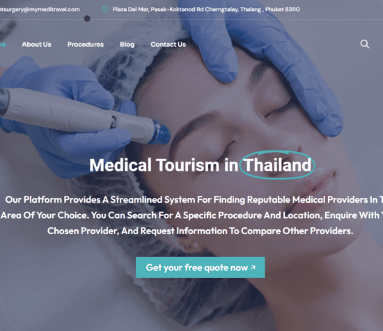 Phuket Surgery website