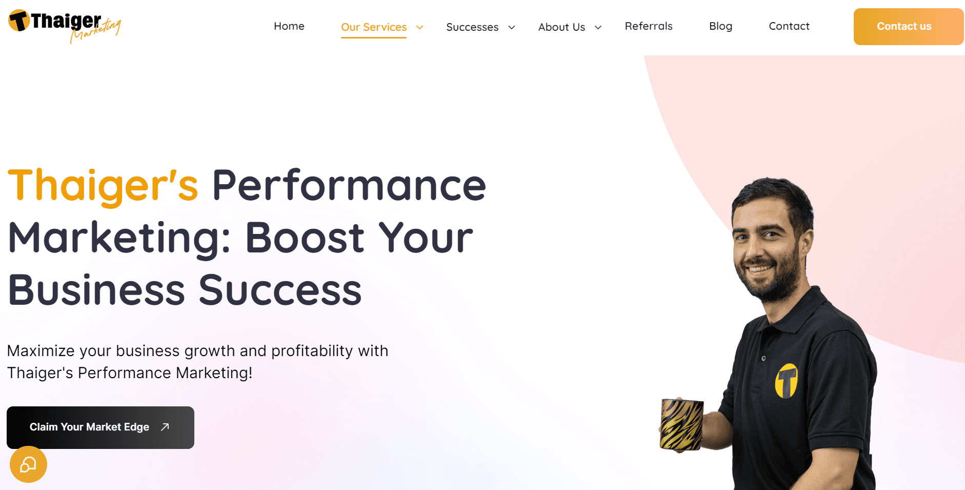 Thaiger Marketing website