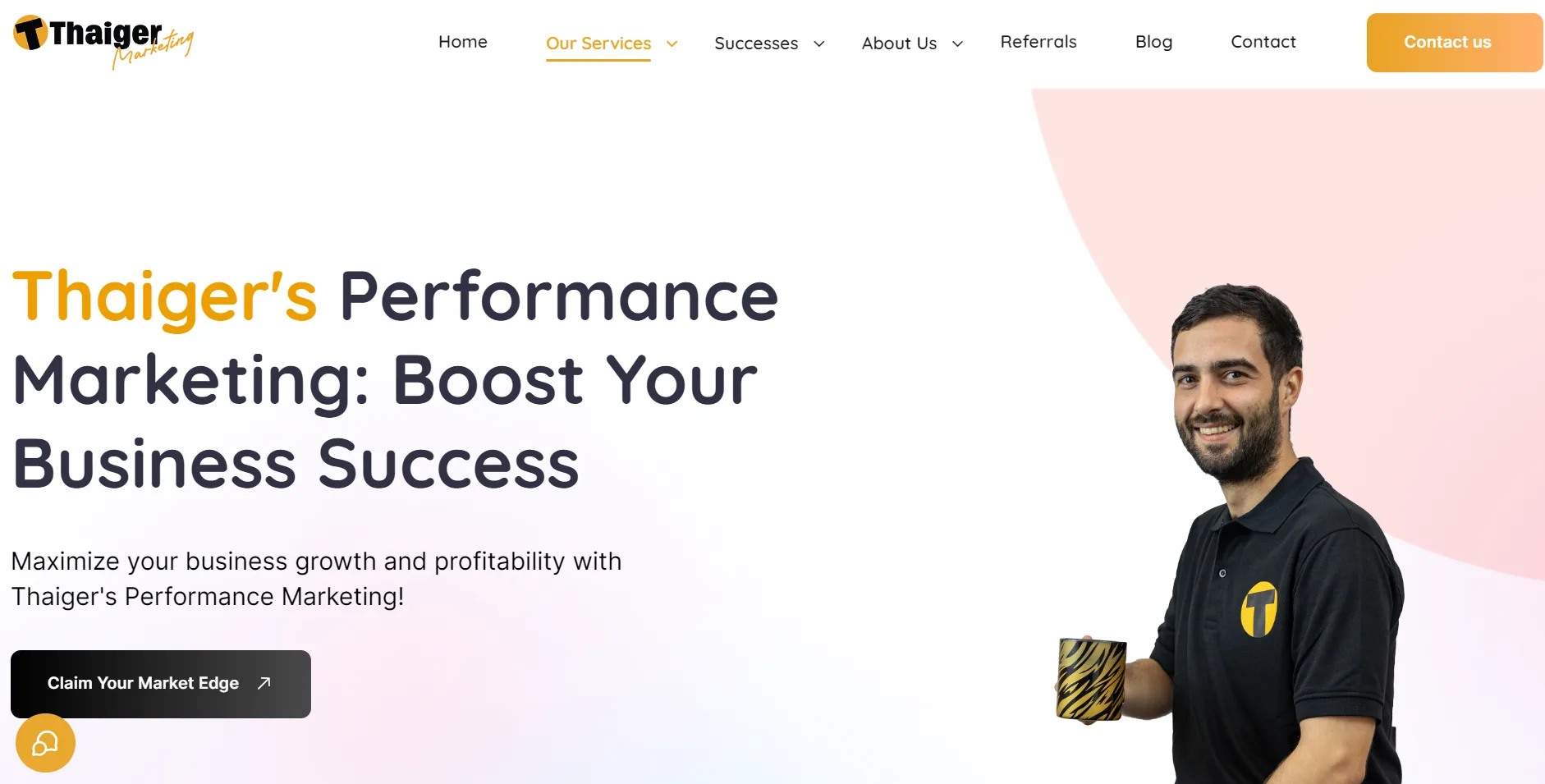 Thaiger Marketing website