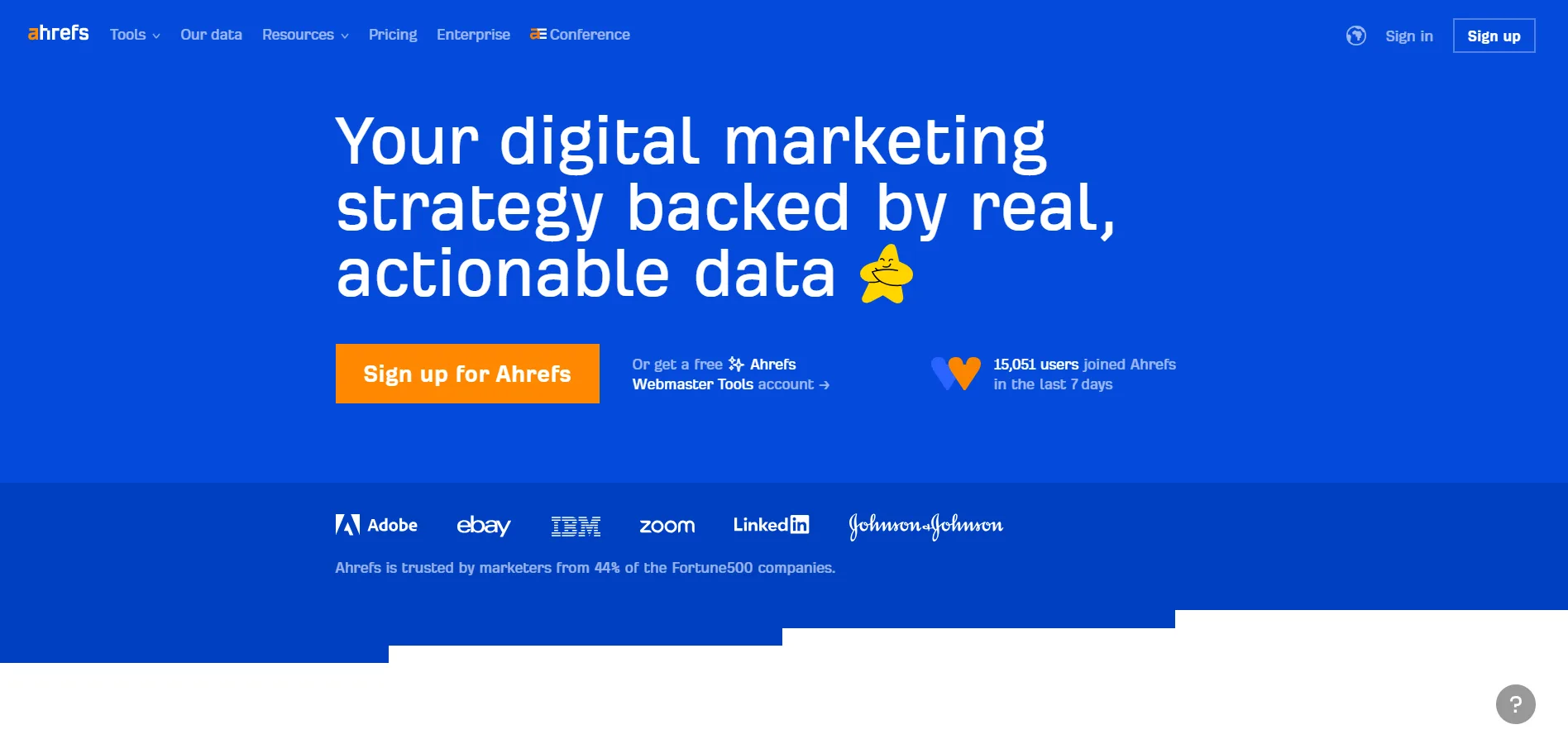 Ahrefs tool